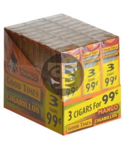 Good Times Cigarillos Mango Pre Priced 30 Packs of 3