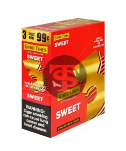 Good Times Cigarillos Sweet 3 for 99 Cents Pre Priced 15 Packs of 3