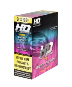 Good Times HD Cigarillos 3 For 99c Berry Fusion 15 Pouches