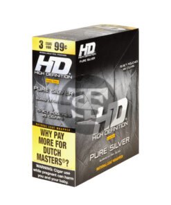 Good Times HD Cigarillos 3 For 99c Pure Silver 15 Pouches