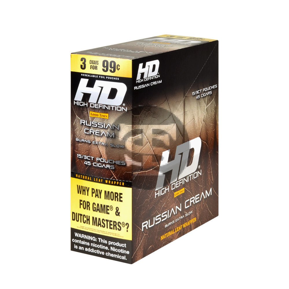 Good Times HD Cigarillos 3 For 99c Russian Cream 15 Pouches 1 good times hd cigarillos 3 for 99c russian cream 15 pouches 762