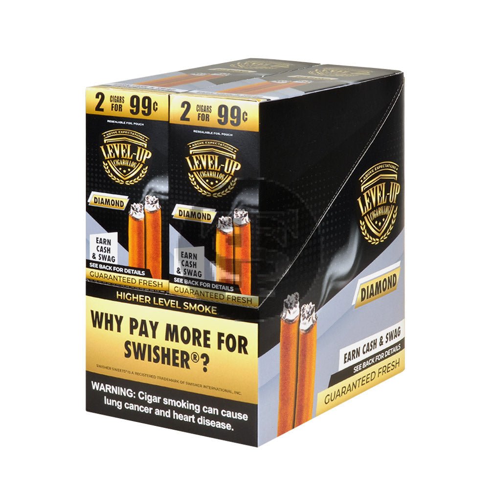 Good Times Level Up Diamond Cigarillos 99c, 30 packs of 2 1 good times level up diamond cigarillos 99c 30 packs of 2 182