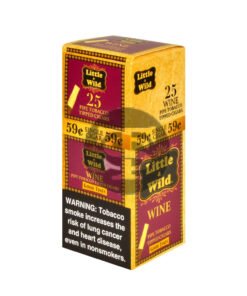 Good Times Little And Wild Cigars 59 Cents Wine Box of 25