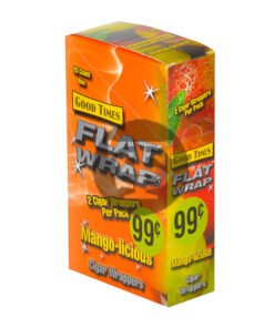 Good Times Mango-licious Flat Wraps Pre Priced 25 Pouches of 2
