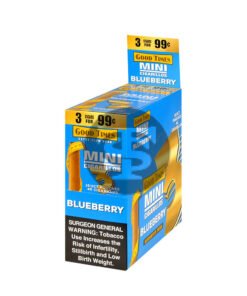 Good Times Mini Cigarillos Blueberry Pre Priced 15 Packs of 3