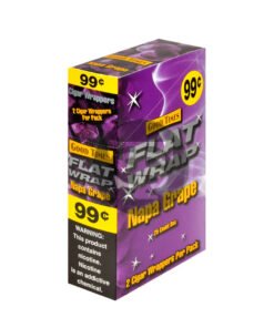 Good Times Napa Grape Flat Wraps Pre Priced 25 Pouches of 2