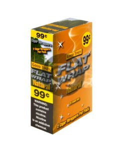 Good Times Natural Flat Wraps Pre Priced 25 Pouches of 2