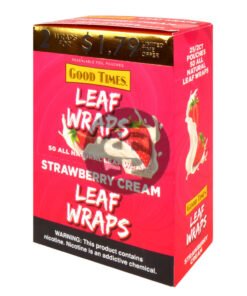Good Times Strawberry Cream Leaf Wraps 2x$1.79
