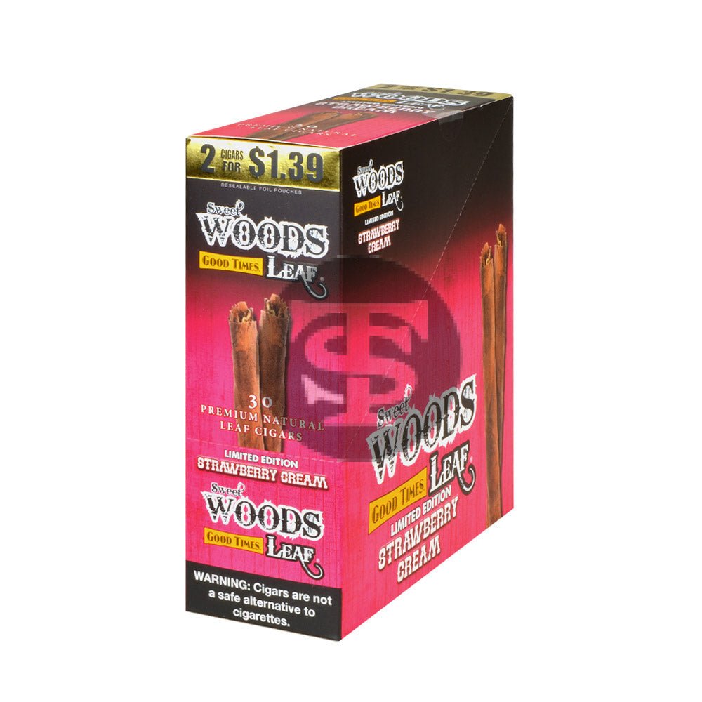 Good Times Sweet Woods 2 For $1.39 Cigarillos 15 Pouches of 2 Strawberry Cream 1 good times sweet woods 2 for 1 39 cigarillos 15 pouches of strawberry cream 370