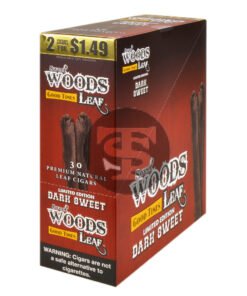 Good Times Sweet Woods 2 For $1.49 Cigarillos 15 Pouches of 2 Dark Sweet