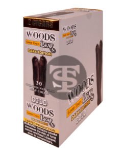 Good Times Sweet Woods cigarillos 15 Pouches of 2 Dark Edition Bold