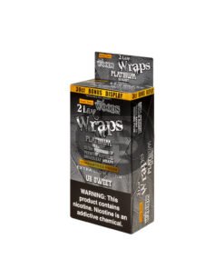 Good Times Sweet Woods Leaf Wrap Platinum (Un Sweet) 30 Pouches of 2