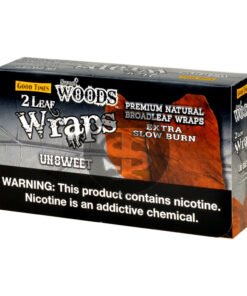 Good Times Sweet Woods Leaf Wrap Unsweet 25 Pouches of 2