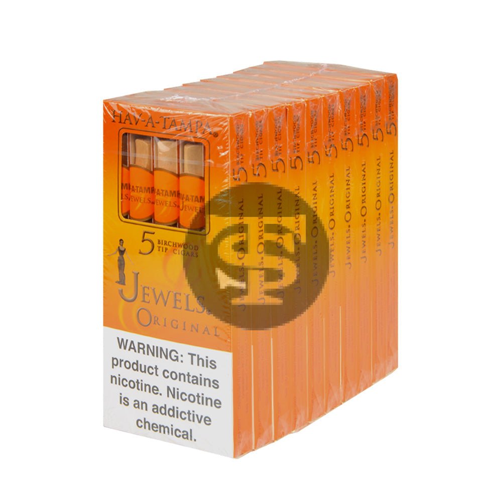 Hav-a-Tampa Jewels Regular Cigars 10 Packs Of 5 1 hav a tampa jewels regular cigars 10 packs of 5 724