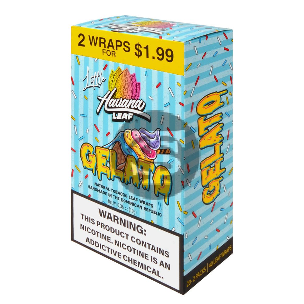 Havana Leaf Little Tobacco Wrap $1.99, Gelato 20x2 1 havana leaf little tobacco wrap 1 99 gelato 20x2 538 1