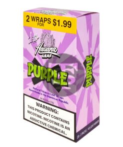 Havana Leaf Little Tobacco Wrap $1.99, Purple 20x2