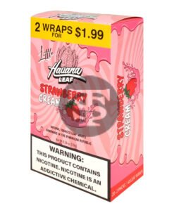 Havana Leaf Little Tobacco Wrap $1.99, Strawberry Cream 20x2