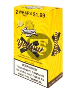 Havana Leaf Little Tobacco Wrap $1.99, Yellow 20x2