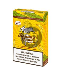 Havana Leaf Natural Tobacco Wrap, Banana Cream 8x5pk