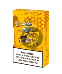 Havana Leaf Natural Tobacco Wrap, Honey Bourbon 8x5pk