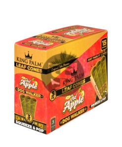 King Palm Cones 70mm Dog Walker Red Apple 15 packs of 3