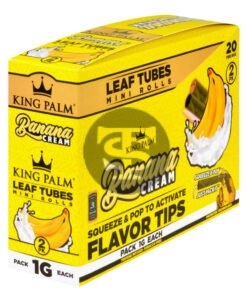 King Palm Rolls Minis Banana Cream 20 Packs of 2