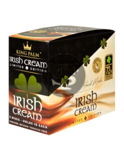 King Palm Rolls Minis Irish Cream 15 Packs of 5
