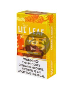 Lil Leaf Natural Flat Wraps 10 packs of 5, Cognac & Honey