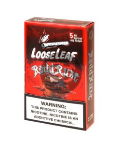 Loose Leaf Redd Rum wraps, 8 packs of 5