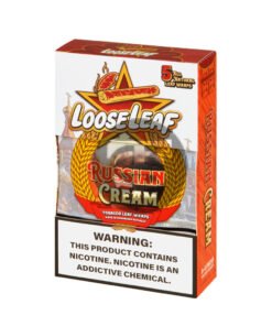 Loose Leaf Russian Cream wraps, 8 packs of 5