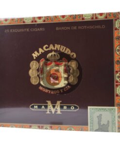 Macanudo Maduro Baron De Rothchild Cigars Box of 25