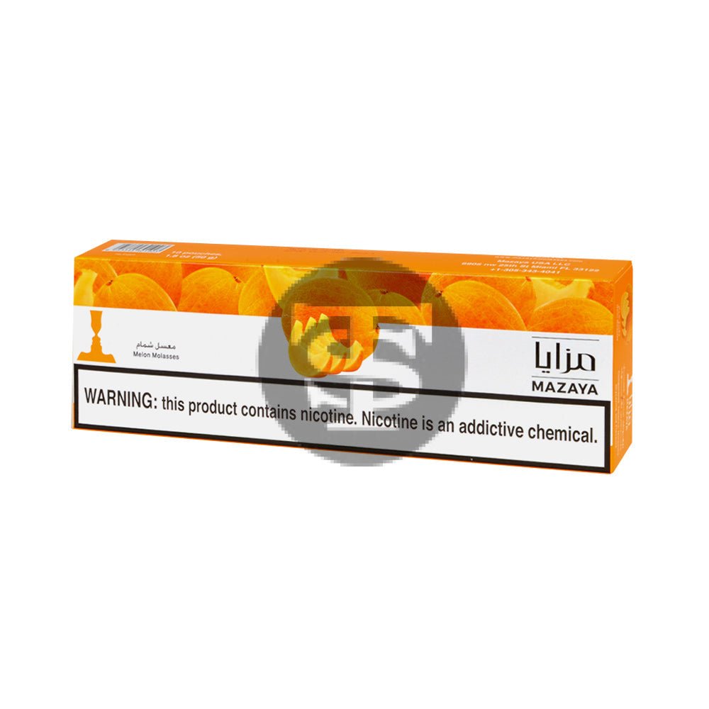 Mazaya Melon Hookah Tobacco – 10 Packs of 50g 1 Mazaya Melon Hookah Tobacco – 10 Packs of 50g