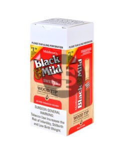 Middleton's Black & Mild $1.19 Sweets Wood Tip Box of 25 Cigars