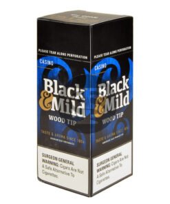 Middleton's Black & Mild Casino Wood Tip Cigars Box of 25
