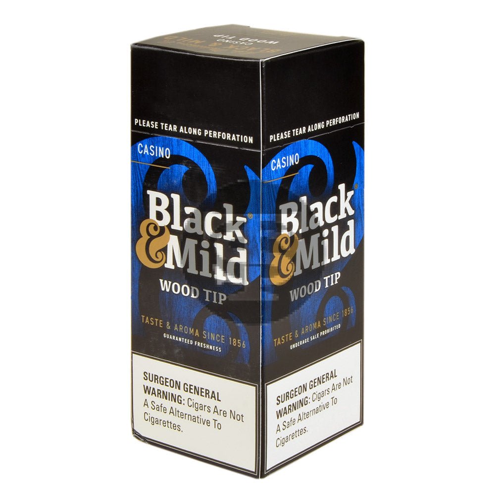 Middleton's Black & Mild Casino Wood Tip Cigars Box of 25 1 middletons black mild casino wood tip cigars box of 25 694