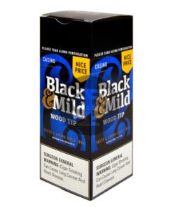 Middleton's Black & Mild Nice Price Casino Wood Tip Box of 25 Cigars