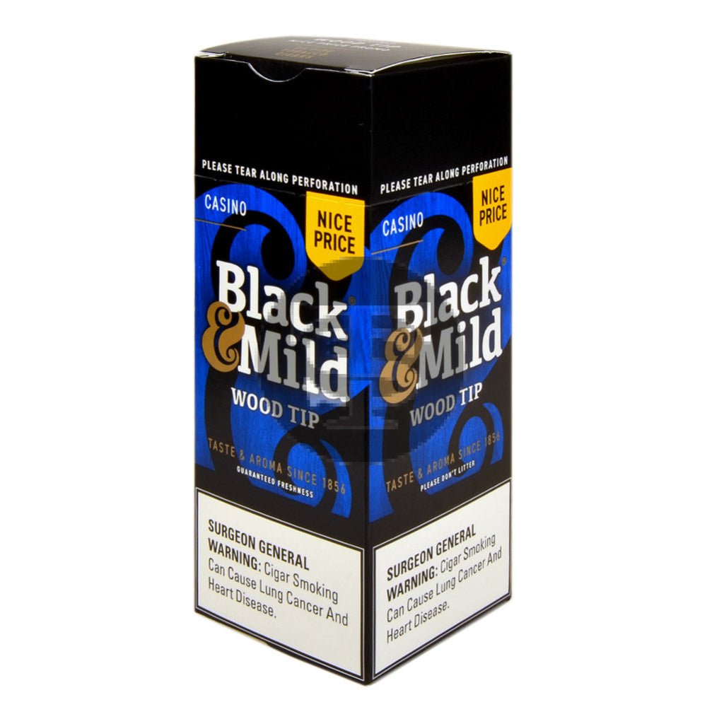 Middleton's Black & Mild Nice Price Casino Wood Tip Cigars – Box of 25 1 Middleton's Black & Mild Nice Price Casino Wood Tip Cigars – Box of 25