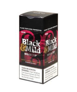 Middleton's Black & Mild Wood Tip Wine Cigars Box of 25