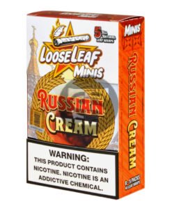 Mini Loose Leaf Russian Cream wraps, 8 packs of 5