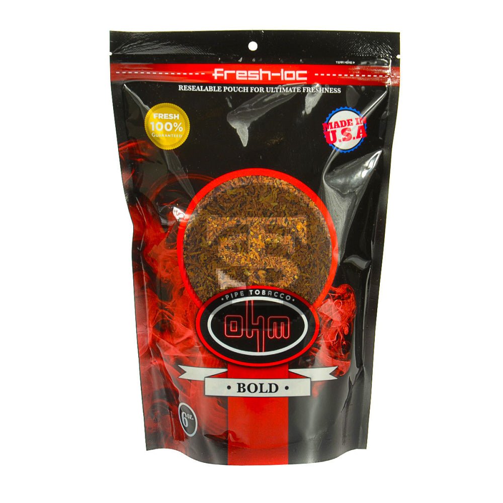 OHM Bold Pipe Tobacco 6 oz. Bag 1 ohm bold pipe tobacco 6 oz bag 831