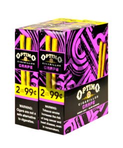Optimo 2 for 99¢ Cigarillos 30 Pouches of 2 Grape