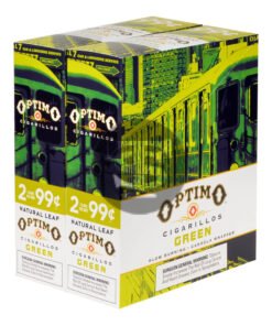 Optimo 2 for 99¢ Cigarillos 30 Pouches of 2 Green