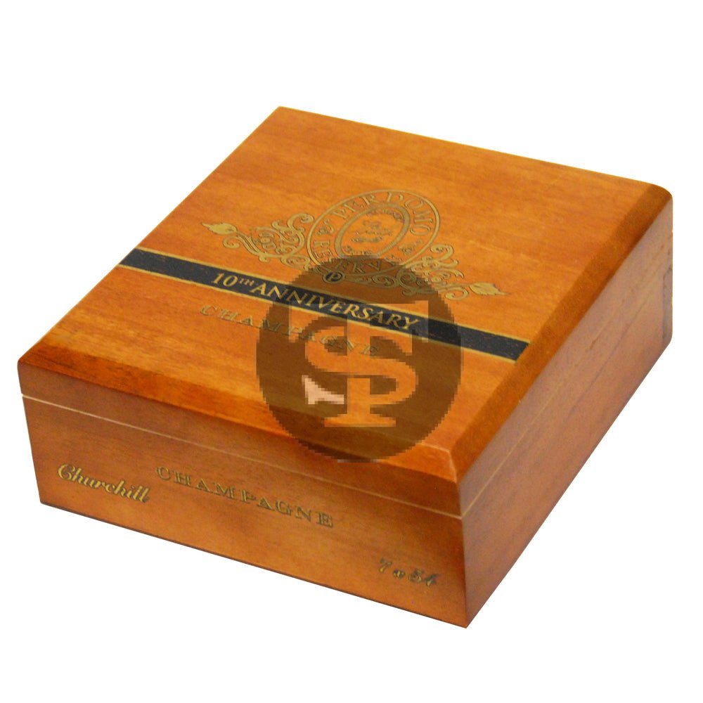 Perdomo 10th Anniversary Churchill Champagne Cigars – Box of 25 1 Perdomo 10th Anniversary Churchill Champagne Cigars – Box of 25