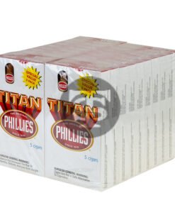 Phillies Blunt Titan White Cigars 20 Packs of 5