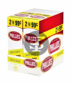 Phillies Cigarillos 2x$0.99 White Grape 30 Pouches of 2