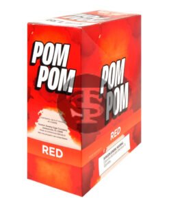 Pom Pom Cigarillos $1.39 Pre Priced 15 Packs of 3 Cigars Sweet(Red)