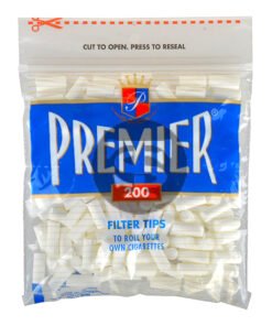 Premier Filter Tips Regular White 200 Tips Per Bag