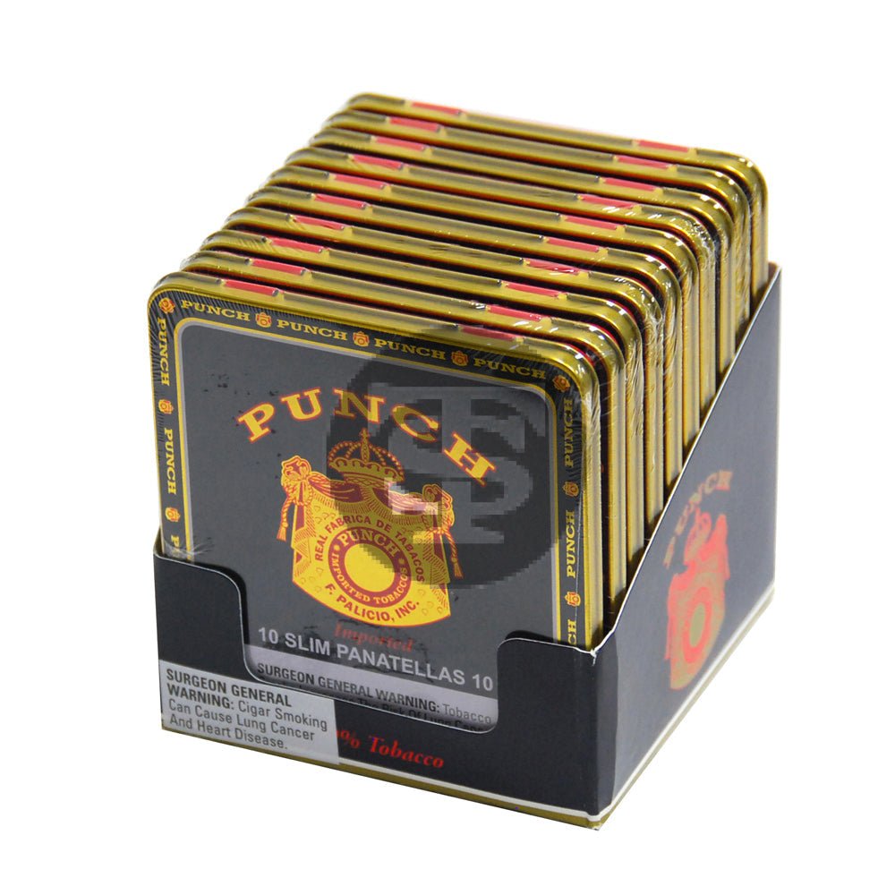 Punch Panatellas Cigars 10 Tins of 10 1 punch panatellas cigars 10 tins of 346
