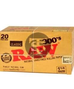 RAW Classic Papers 300's 1.25 Size Pack of 20