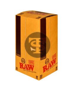RAW Classic Pre-Rolled King Size Cones 12 Packs of 20
